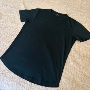 Men's Black Cuts Clothing T-Shirt